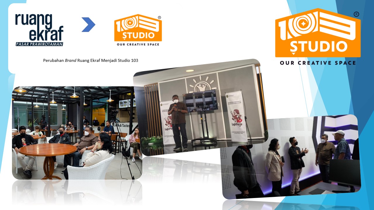 Rebranding Ruang Ekraf Pasar Prawirotaman  Menjadi Studio 103