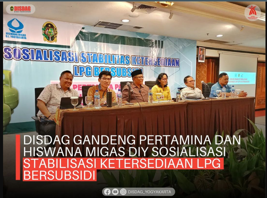 Disdag Gandeng Pertamina dan Hiswana Migas DIY Sosialisasi Ketersediaan LPG Bersubsidi