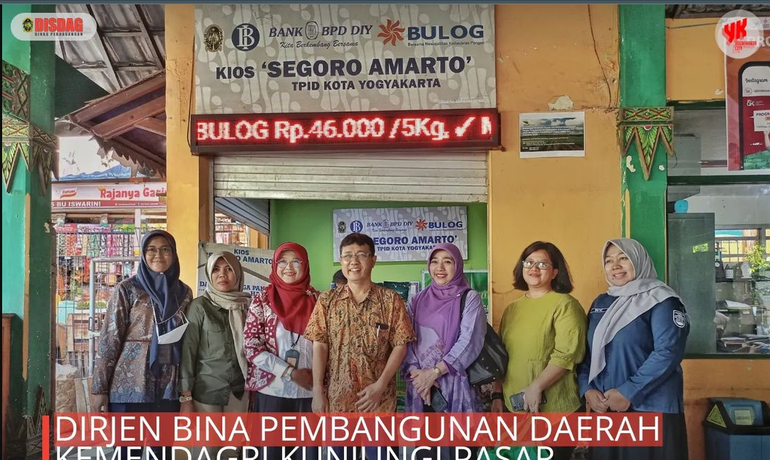 Dirjen Bina Pembangunan Daerah KEMENDAGRI Kunjungi Pasar Pawirotaman dan Pasar Beringharjo
